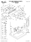 Diagram for 01 - Top And Console Parts