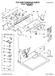 Diagram for 01 - Top And Console Parts