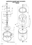 Diagram for 03 - Agitator, Basket And Tub Parts