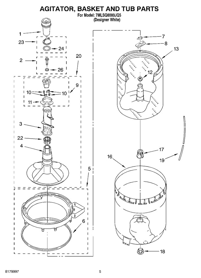 Diagram for 7MLSQ8000JQ5