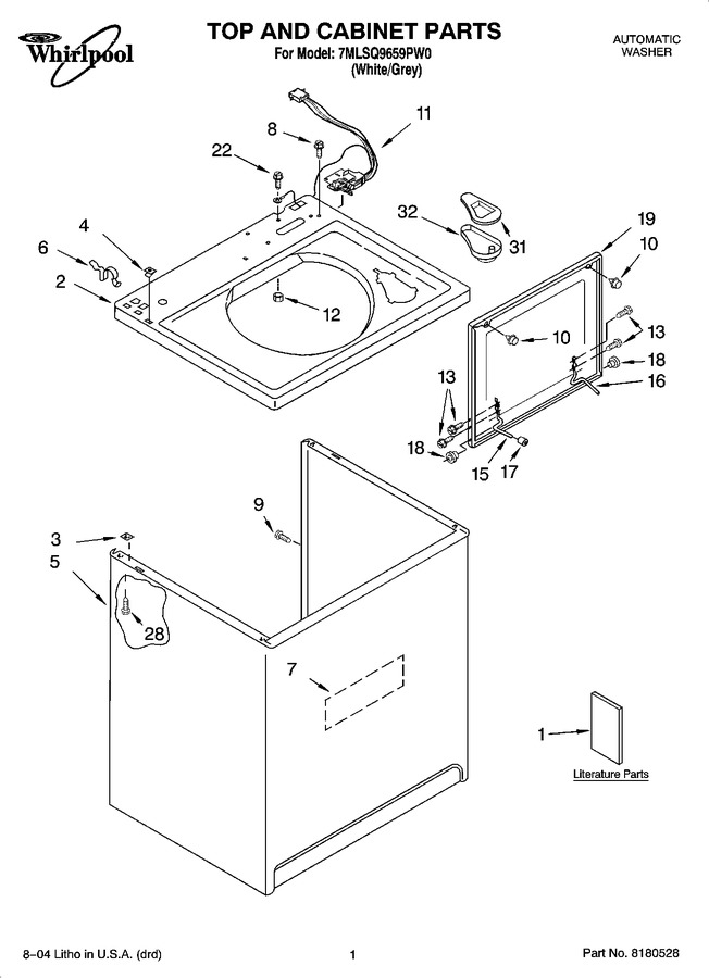 Diagram for 7MLSQ9659PW0