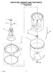 Diagram for 03 - Agitator, Basket And Tub