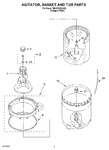 Diagram for 03 - Agitator, Basket And Tub