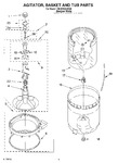 Diagram for 03 - Agitator, Basket And Tub