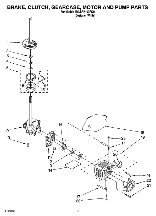 Diagram for 7MLSR7103PQ0