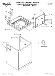 Diagram for 01 - Top And Cabinet Parts