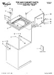 Diagram for 01 - Top And Cabinet Parts