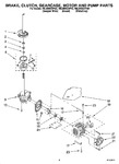 Diagram for 05 - Brake, Clutch, Gearcase, Motor And Pump Parts