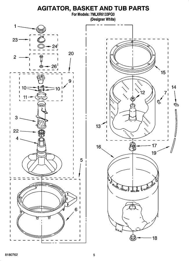 Diagram for 7MLXR6133PQ0