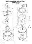 Diagram for 03 - Agitator, Basket And Tub Parts