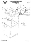 Diagram for 01 - Top And Cabinet, Literature