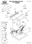 Diagram for 01 - Top And Console Parts