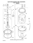 Diagram for 03 - Agitator, Basket And Tub Parts