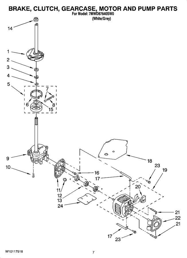 Diagram for 7MWD87640SW0