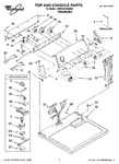 Diagram for 01 - Top And Console Parts