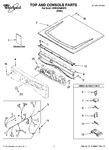 Diagram for 01 - Top And Console Parts