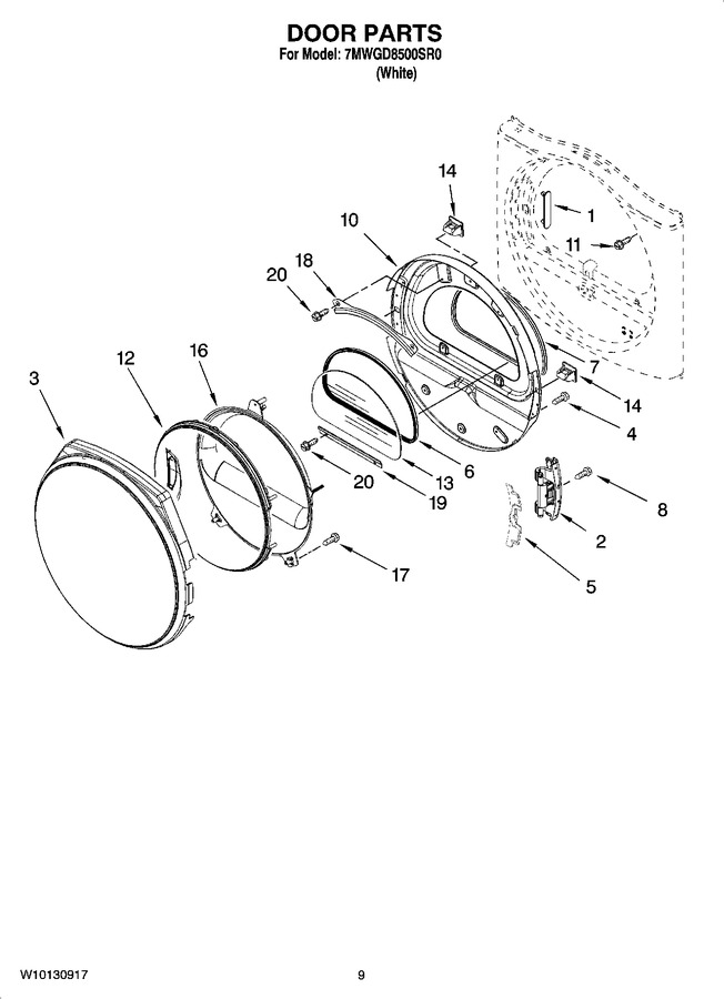 Diagram for 7MWGD8500SR0