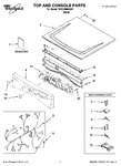 Diagram for 01 - Top And Console Parts