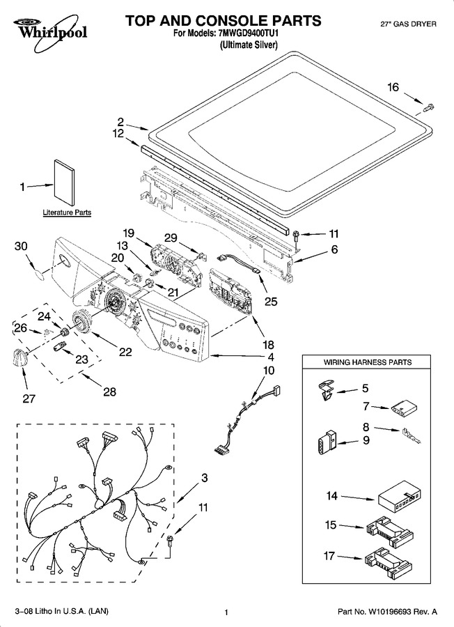 Diagram for 7MWGD9400TU1