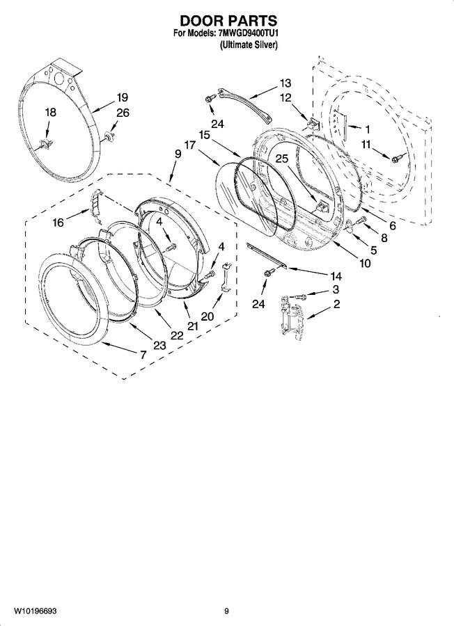 Diagram for 7MWGD9400TU1