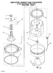 Diagram for 03 - Agitator, Basket And Tub Parts