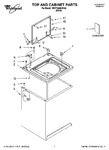 Diagram for 01 - Top And Cabinet Parts