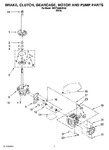 Diagram for 04 - Brake, Clutch, Gearcase, Motor And Pump Parts