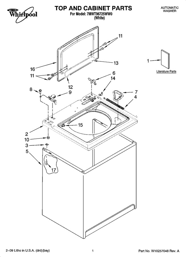 Diagram for 7MWT96725WW0