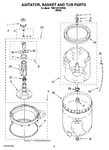 Diagram for 03 - Agitator, Basket And Tub Parts