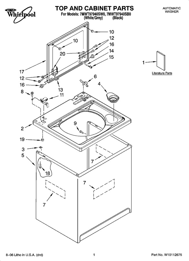 Diagram for 7MWT97940SW0