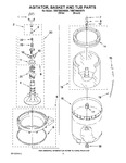 Diagram for 03 - Agitator, Basket And Tub Parts