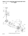 Diagram for 04 - Brake, Clutch, Gearcase, Motor And Pump Parts