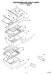 Diagram for 03 - Refrigerator Shelf Parts