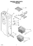 Diagram for 04 - Freezer Liner Parts