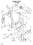 Diagram for 01 - Cabinet Parts