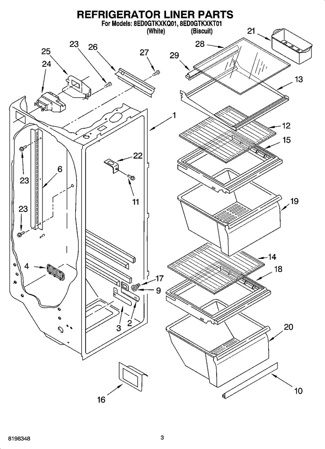 Diagram for 8ED0GTKXKQ01