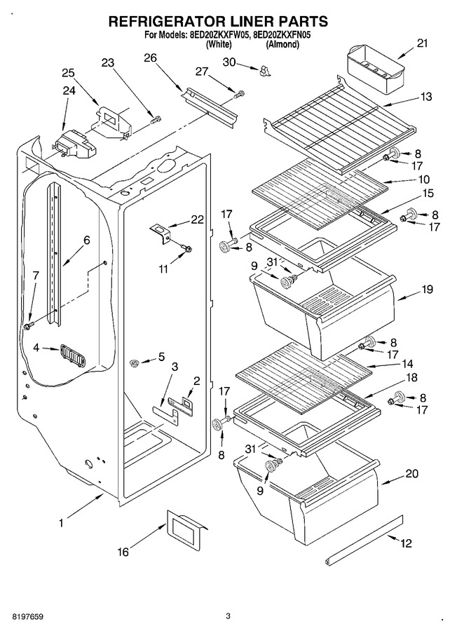 Diagram for 8ED20ZKXFW05