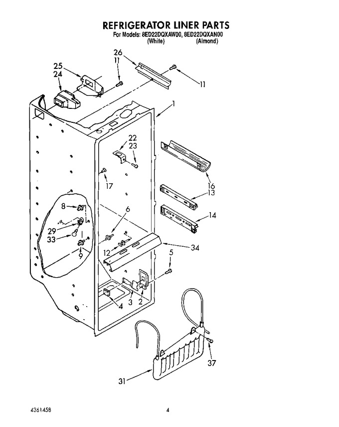 Diagram for 8ED22DQXAW00