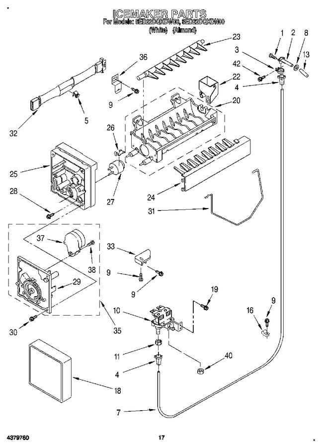 Diagram for 8ED22DQXDW00