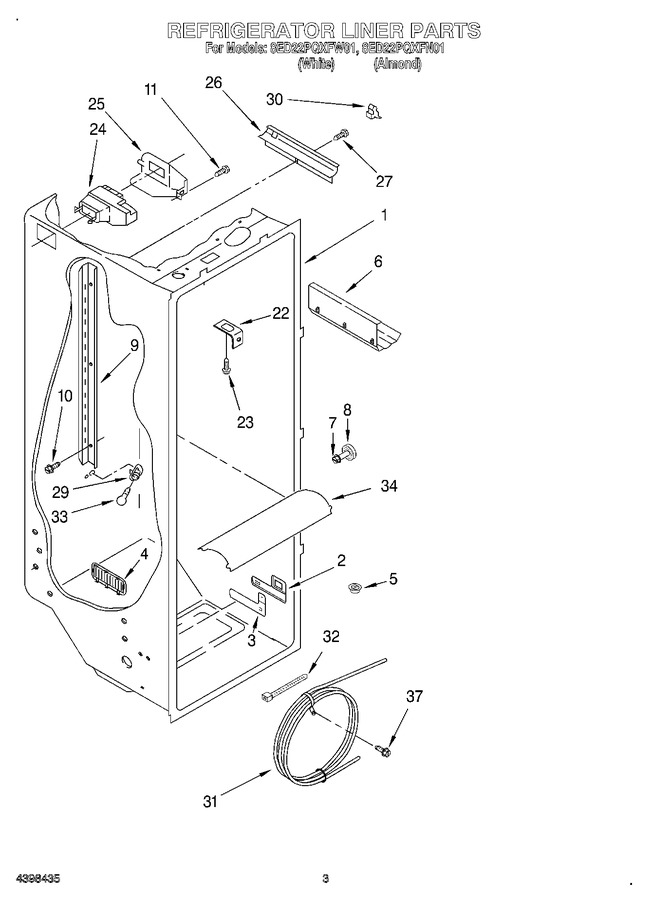 Diagram for 8ED22PQXFW01