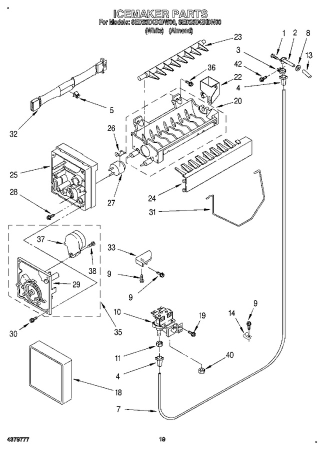 Diagram for 8ED25DQXDW00