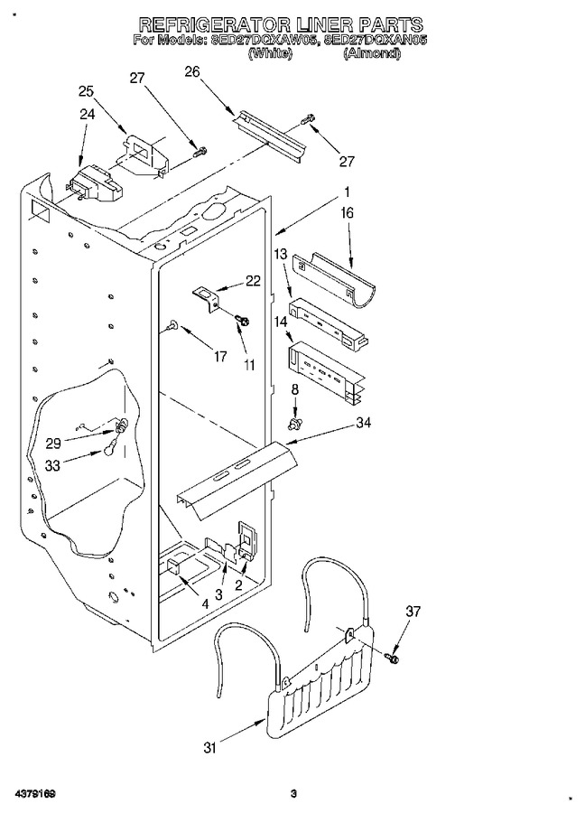 Diagram for 8ED27DQXAW05