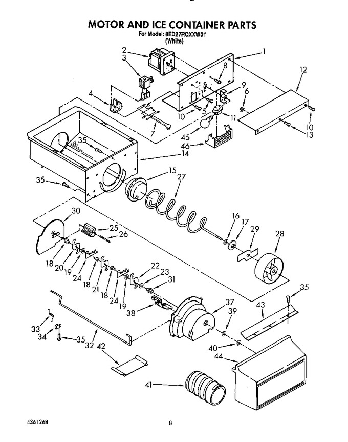 Diagram for 8ED27RQXXW01