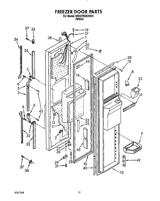 Diagram for 8ED27RQXXW01