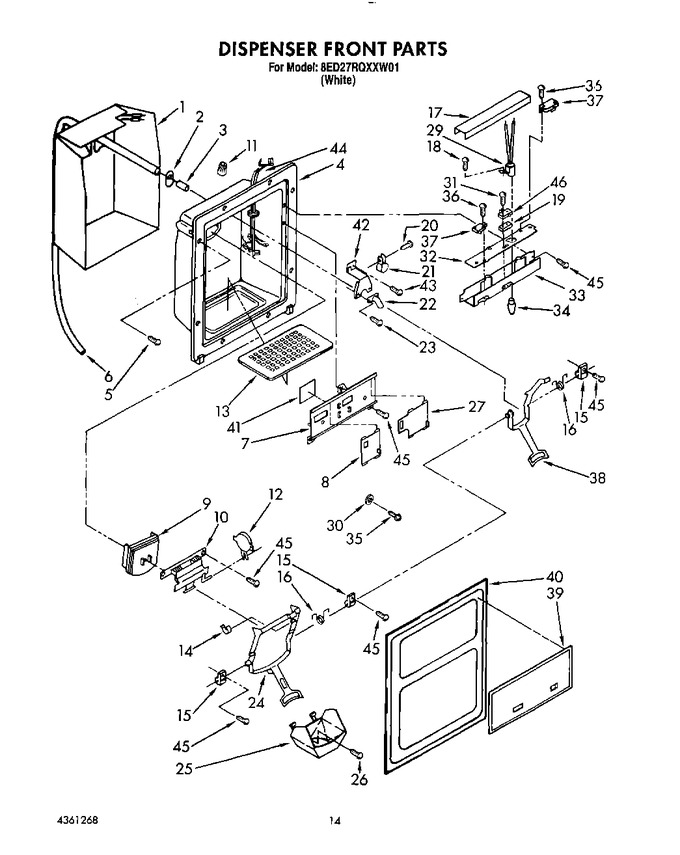 Diagram for 8ED27RQXXW01