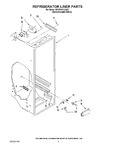 Diagram for 02 - Refrigerator Liner Parts