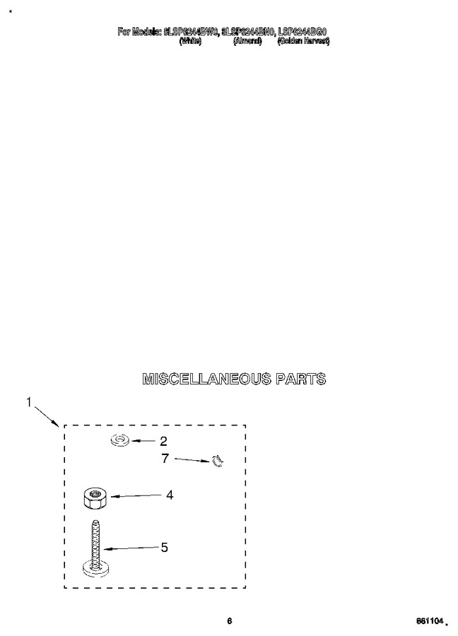 Diagram for LSP6244BG0