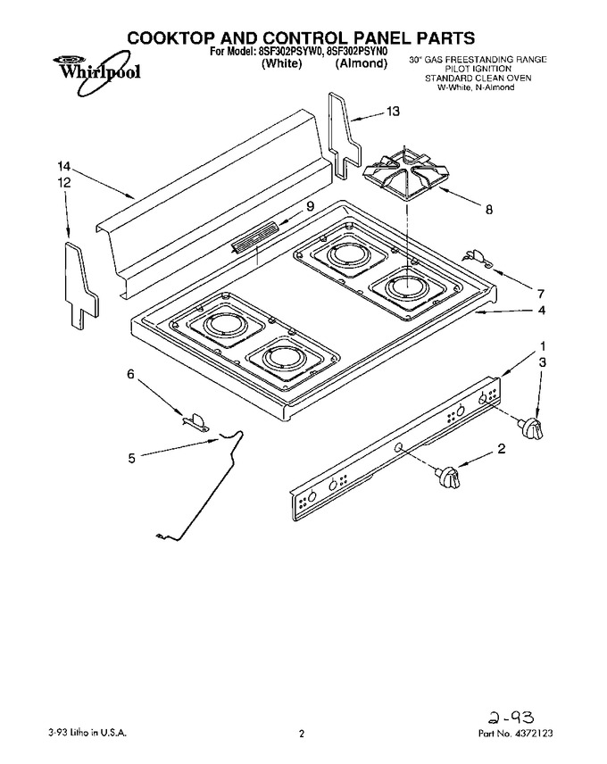 Diagram for 8SF302PSYN0