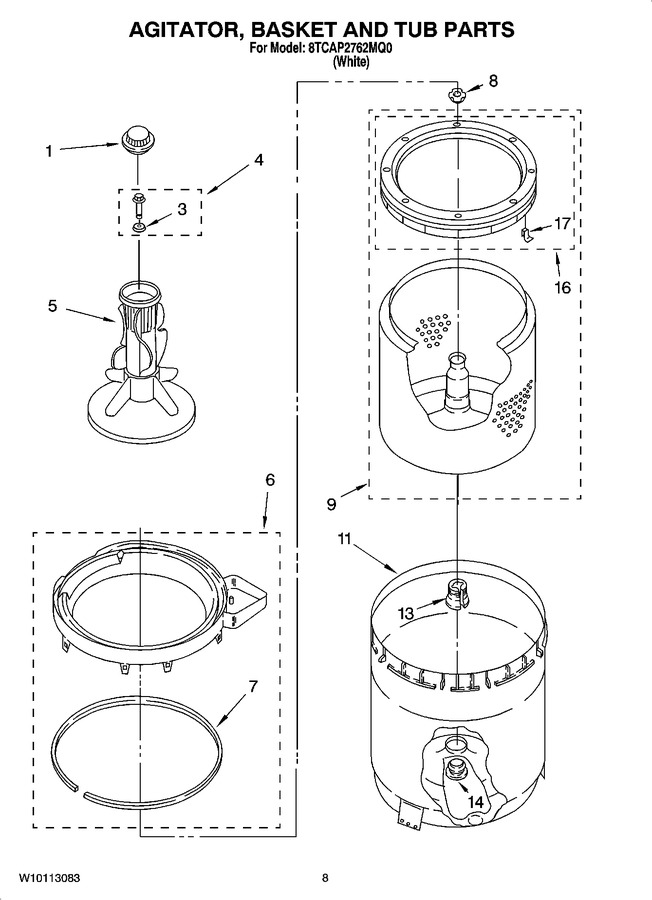 Diagram for 8TCAP2762MQ0