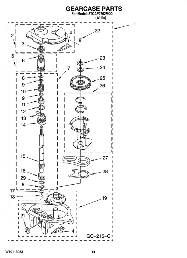 Diagram for 8TCAP2762MQ0